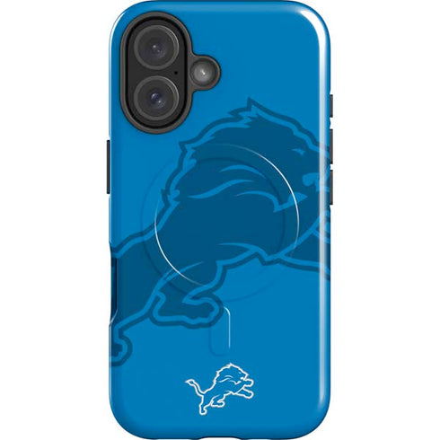 NFL Detroit Lions Double Vision iPhone 16 Plus Magsafe Impact Case